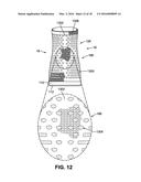 Article of Footwear Incorporating a Knitted Component with Monofilament     Areas in Body and Heel Portions diagram and image