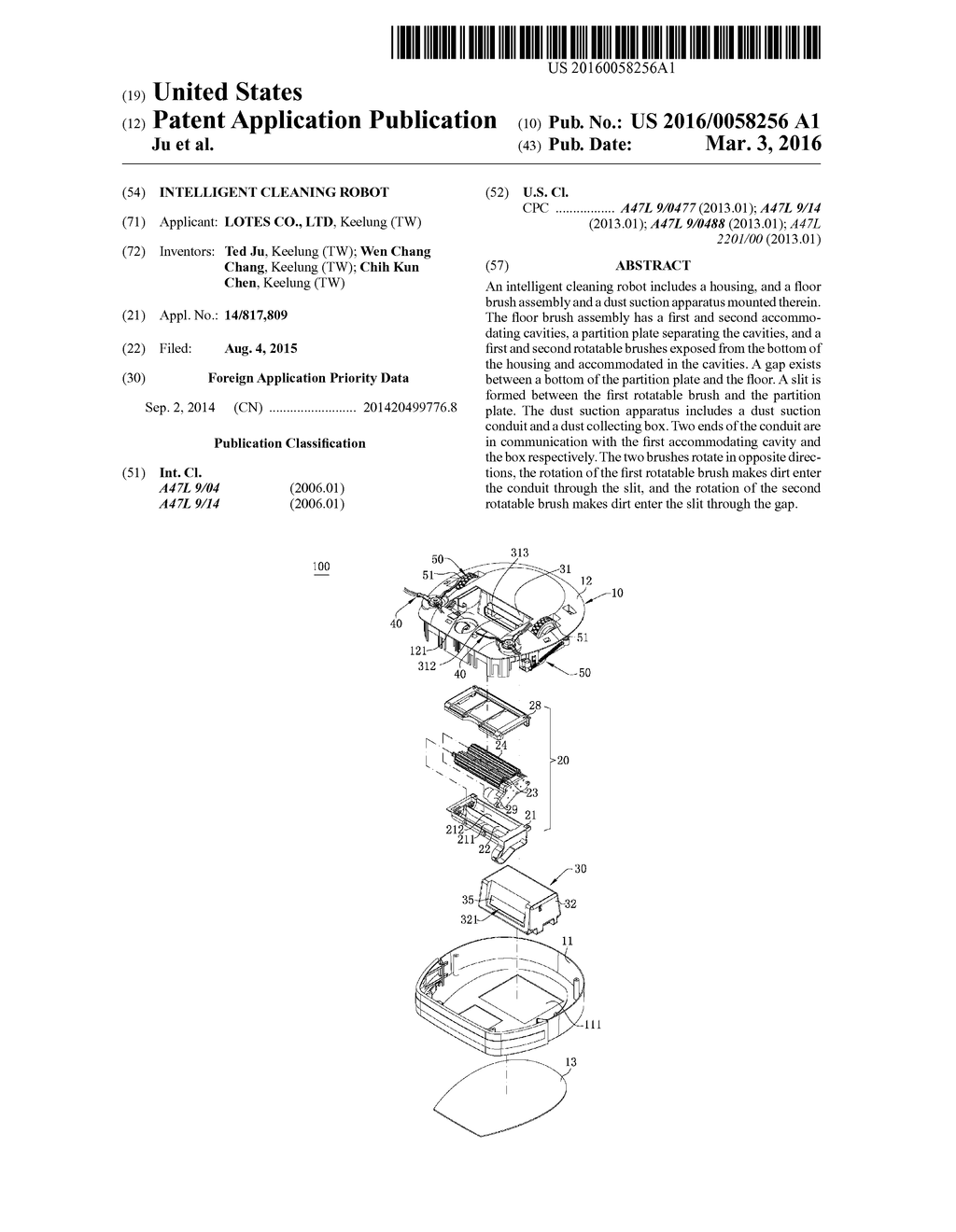 INTELLIGENT CLEANING ROBOT - diagram, schematic, and image 01