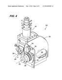 Roller with Compound Angle Flange diagram and image