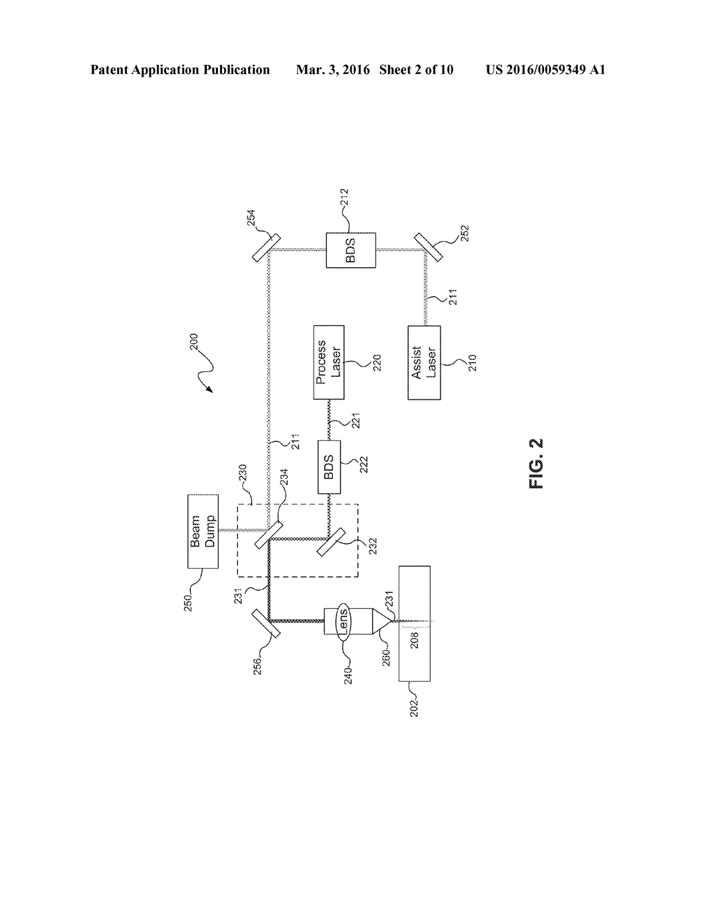 MULTI-LASER SYSTEM AND METHOD FOR CUTTING AND POST-CUT PROCESSING HARD     DIELECTRIC MATERIALS - diagram, schematic, and image 03