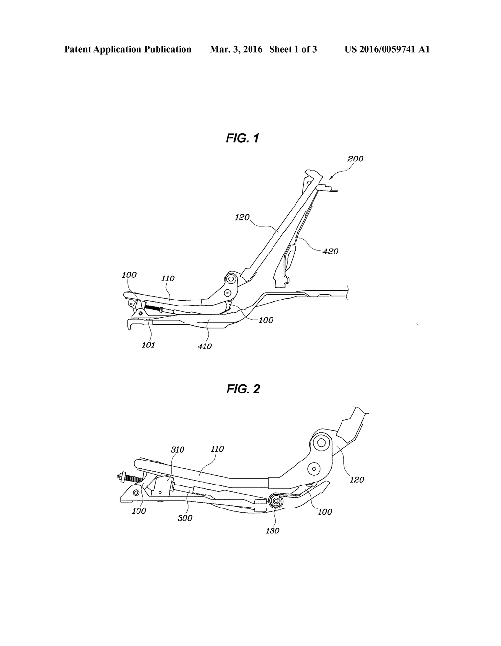 RECLINING APPARATUS FOR REAR SEAT IN A CAR - diagram, schematic, and image 02
