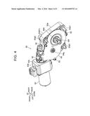 MOTOR-EQUIPPED GEAR BOX MOUNTING STRUCTURE diagram and image