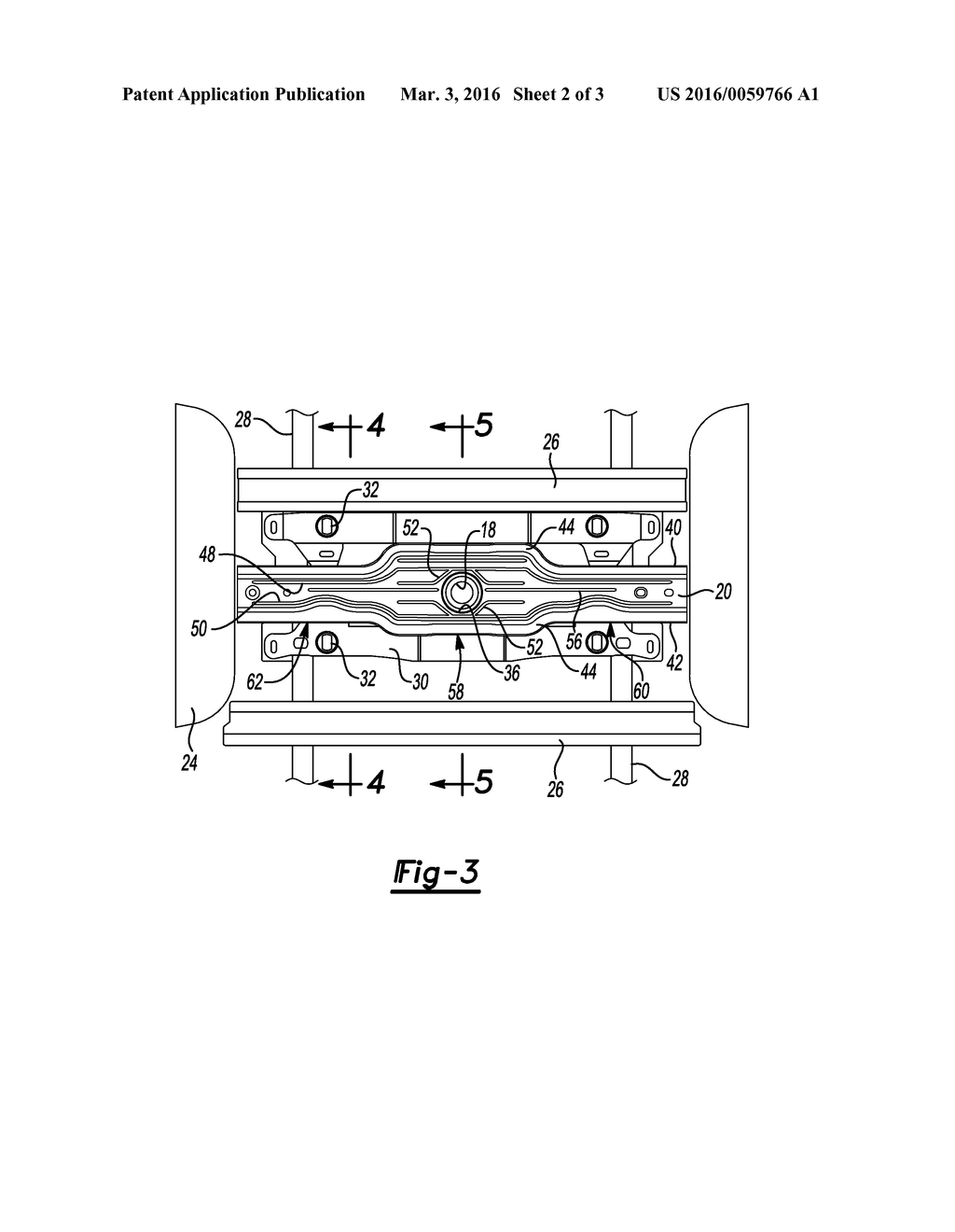 Pickup Truck Box Reinforcement for Fifth Wheel Pedestal - diagram, schematic, and image 03