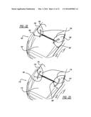 DEPLOYABLE VEHICLE HOOD EXTENDER FOR PEDESTRIAN PROTECTION diagram and image