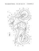 FRONT FENDER STRUCTURE FOR SADDLE-RIDE TYPE VEHICLE diagram and image