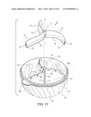 MULTI-COMPARTMENT CONTAINER WITH FLEXIBLE PARTITION diagram and image