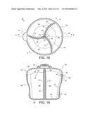 MULTI-COMPARTMENT CONTAINER WITH FLEXIBLE PARTITION diagram and image