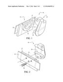 HINGE POCKET FOR GLASS WINDSHIELD diagram and image