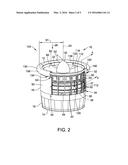 VARIABLE GEOMETRY INLET FOR A DUCTED FAN AND METHOD OF ASSEMBLING SAME diagram and image