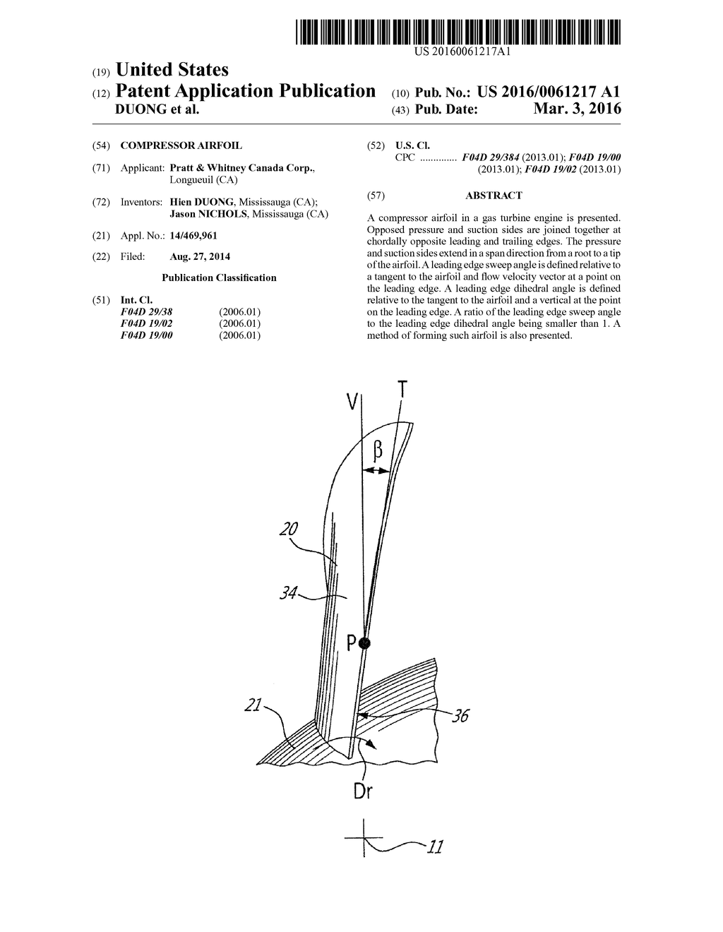 COMPRESSOR AIRFOIL - diagram, schematic, and image 01