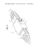 OPTICAL CONNECTOR ASSEMBLY AND OPTICAL CONNECTOR ADAPTER WITH SHUTTER diagram and image