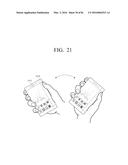 ELECTRONIC DEVICE WITH BENT DISPLAY AND METHOD FORCONTROLLING THEREOF diagram and image