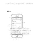 METHOD OF PROVIDING USER INTERFACE AND RECORDING MEDIUM AND CHARACTER     INPUT DEVICE COMPRISING THE SAME diagram and image