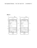 METHOD OF PROVIDING USER INTERFACE AND RECORDING MEDIUM AND CHARACTER     INPUT DEVICE COMPRISING THE SAME diagram and image