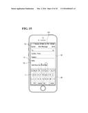 METHOD OF PROVIDING USER INTERFACE AND RECORDING MEDIUM AND CHARACTER     INPUT DEVICE COMPRISING THE SAME diagram and image