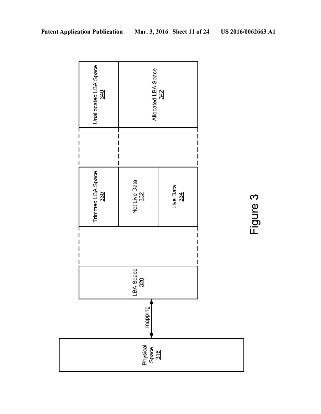 Process and Apparatus to Reduce Declared Capacity of a Storage Device by     Altering an Encoding Format - diagram, schematic, and image 12