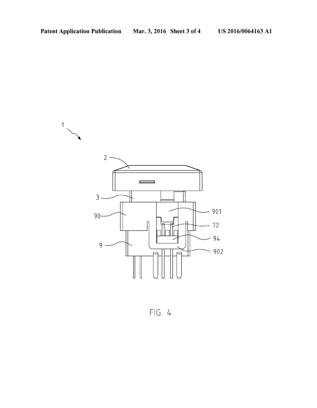 PUSH-TYPE SWITCH - diagram, schematic, and image 04