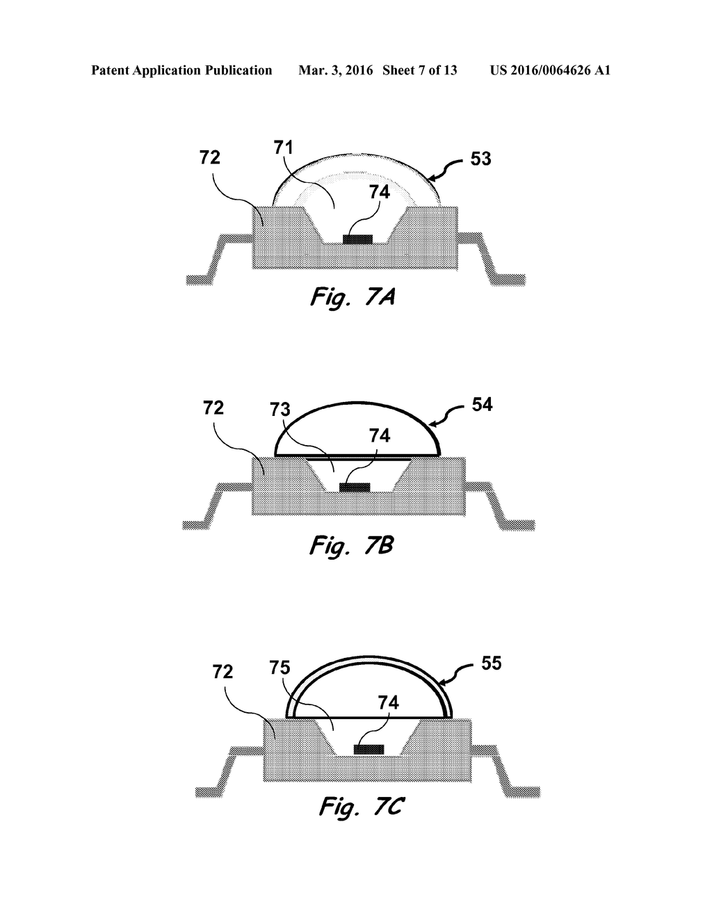 PHOSPHOR-COATED LIGHT EXTRACTION STRUCTURES FOR PHOSPHOR-CONVERTED LIGHT     EMITTING DEVICES - diagram, schematic, and image 08