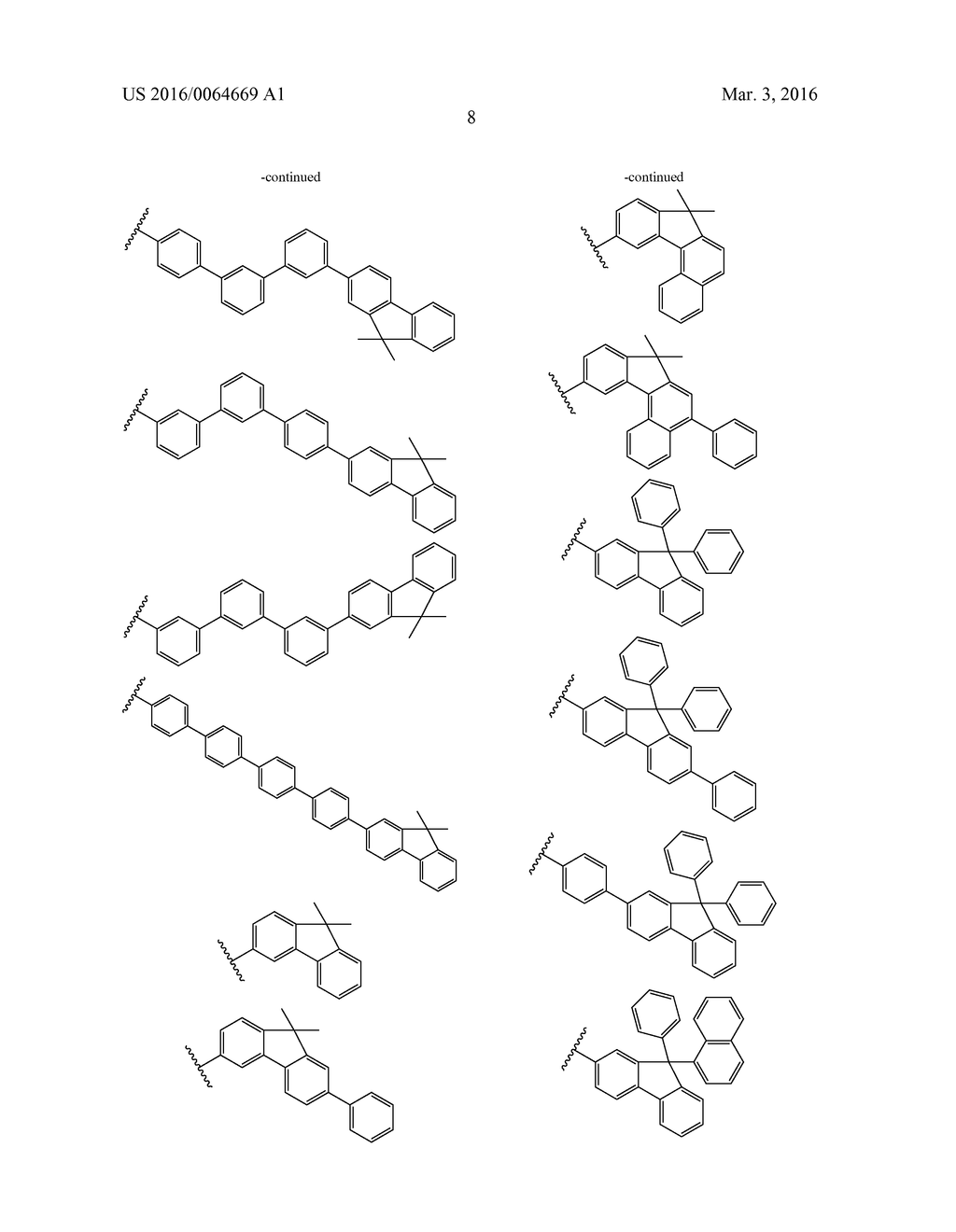 AROMATIC AMINE DERIVATIVES AND ORGANIC ELECTROLUMINESCENT ELEMENTS USING     SAME - diagram, schematic, and image 09