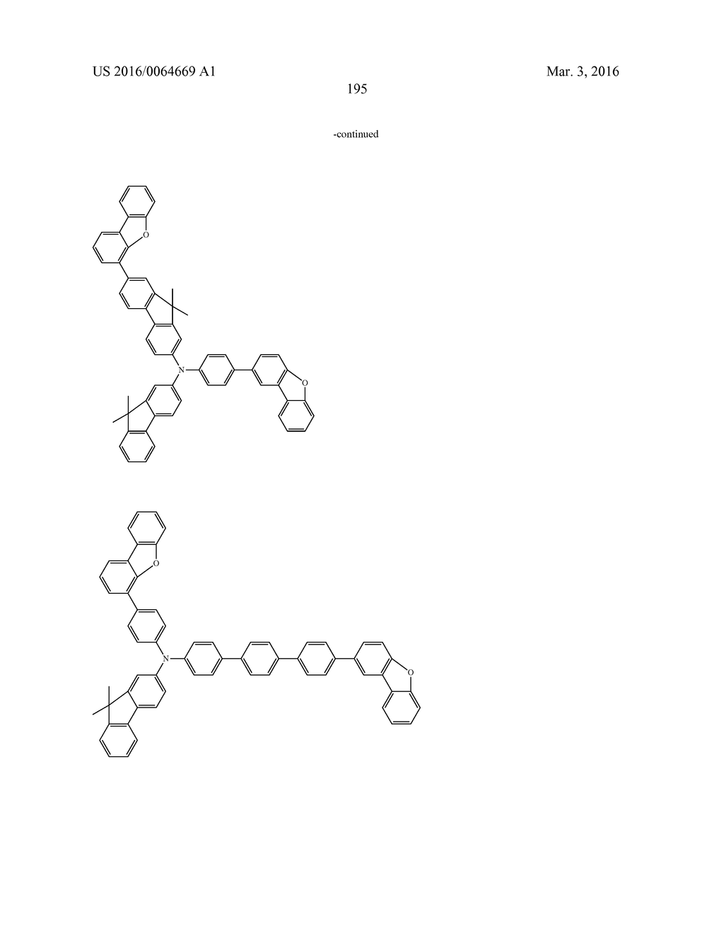 AROMATIC AMINE DERIVATIVES AND ORGANIC ELECTROLUMINESCENT ELEMENTS USING     SAME - diagram, schematic, and image 195