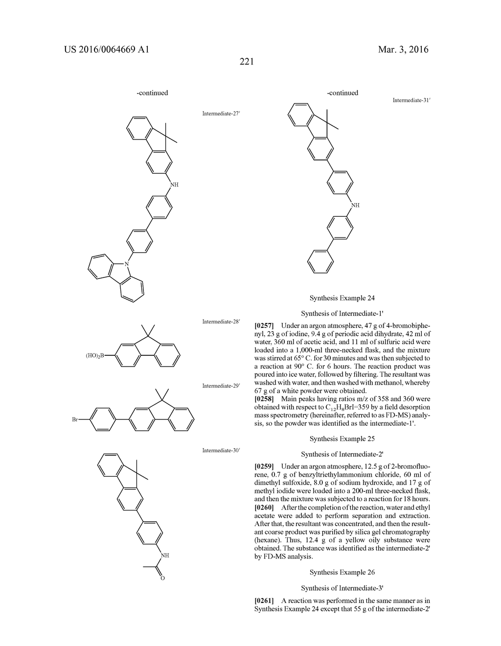 AROMATIC AMINE DERIVATIVES AND ORGANIC ELECTROLUMINESCENT ELEMENTS USING     SAME - diagram, schematic, and image 221