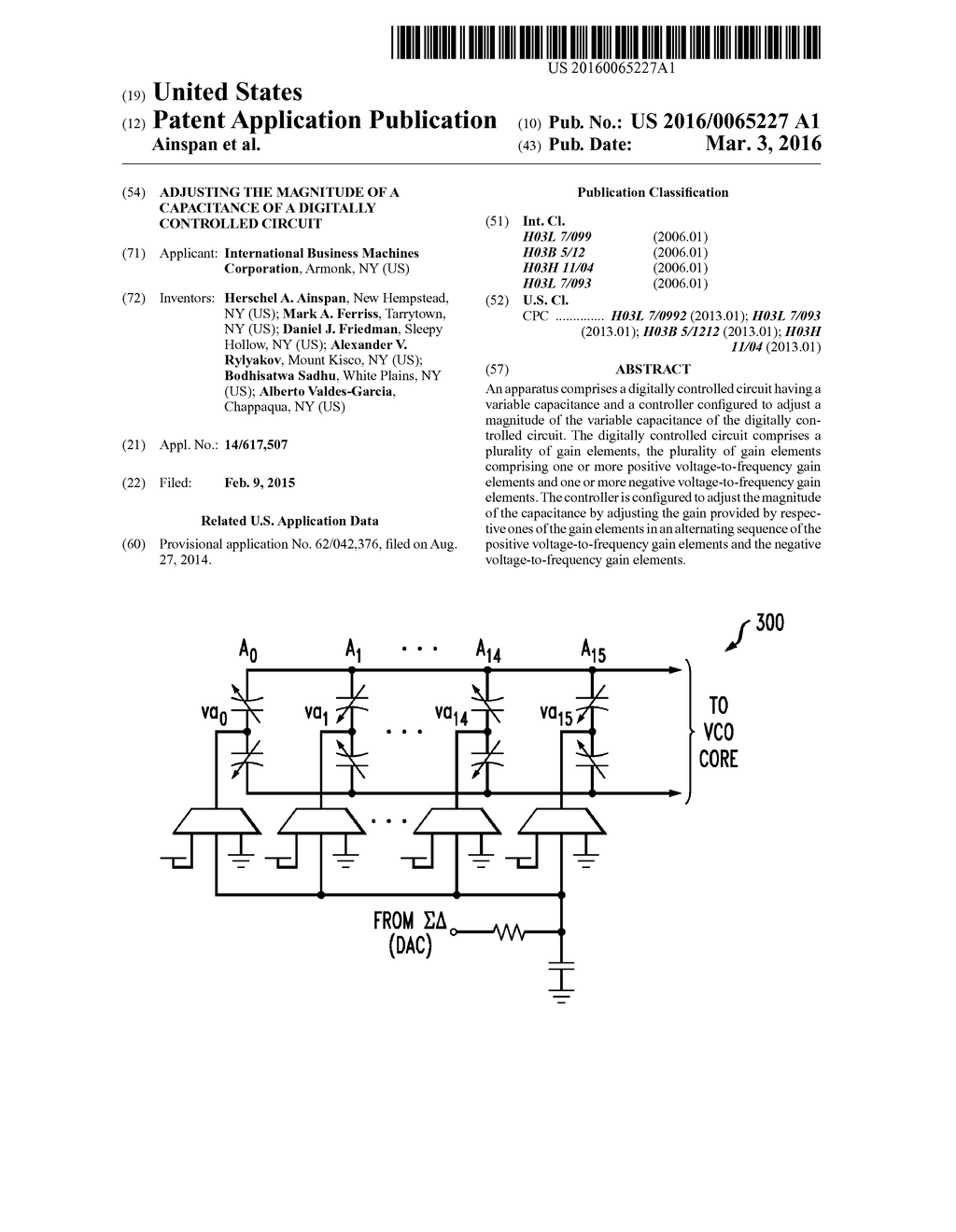 ADJUSTING THE MAGNITUDE OF A CAPACITANCE OF A DIGITALLY CONTROLLED CIRCUIT - diagram, schematic, and image 01