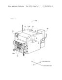 COMMUNICATION SYSTEM AND ELECTRONIC COMPONENT MOUNTING DEVICE diagram and image