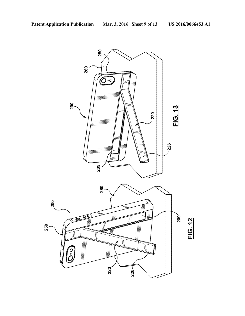 ELECTRONIC DEVICE CASE HAVING A KICKSTAND WITH A REMOVABLE CHARGER CABLE - diagram, schematic, and image 10