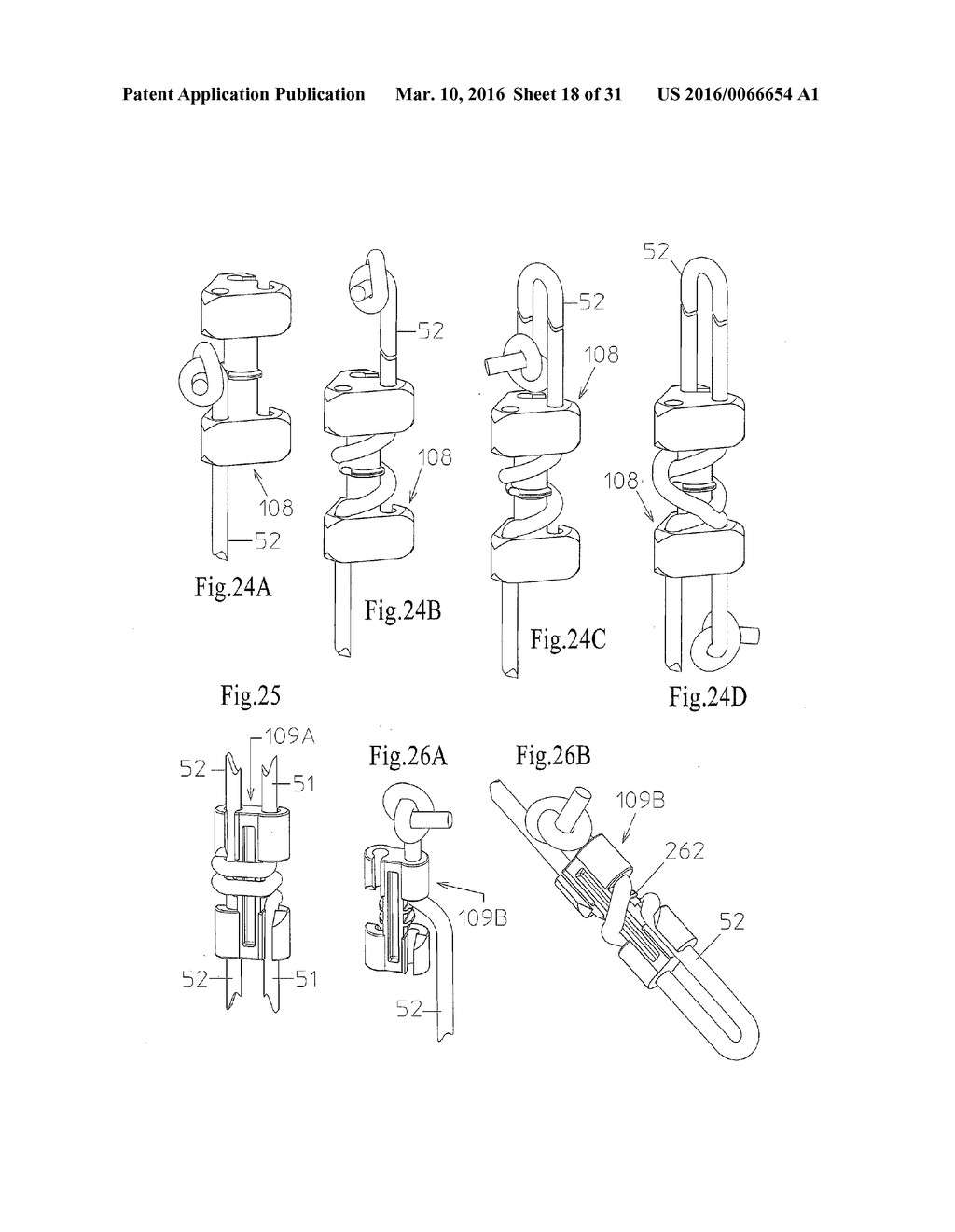 DEVICE FOR SECURING ROPE IN MULTIPLE CONFIGURATIONS AND PROCESS OF USING     THE SAME - diagram, schematic, and image 19