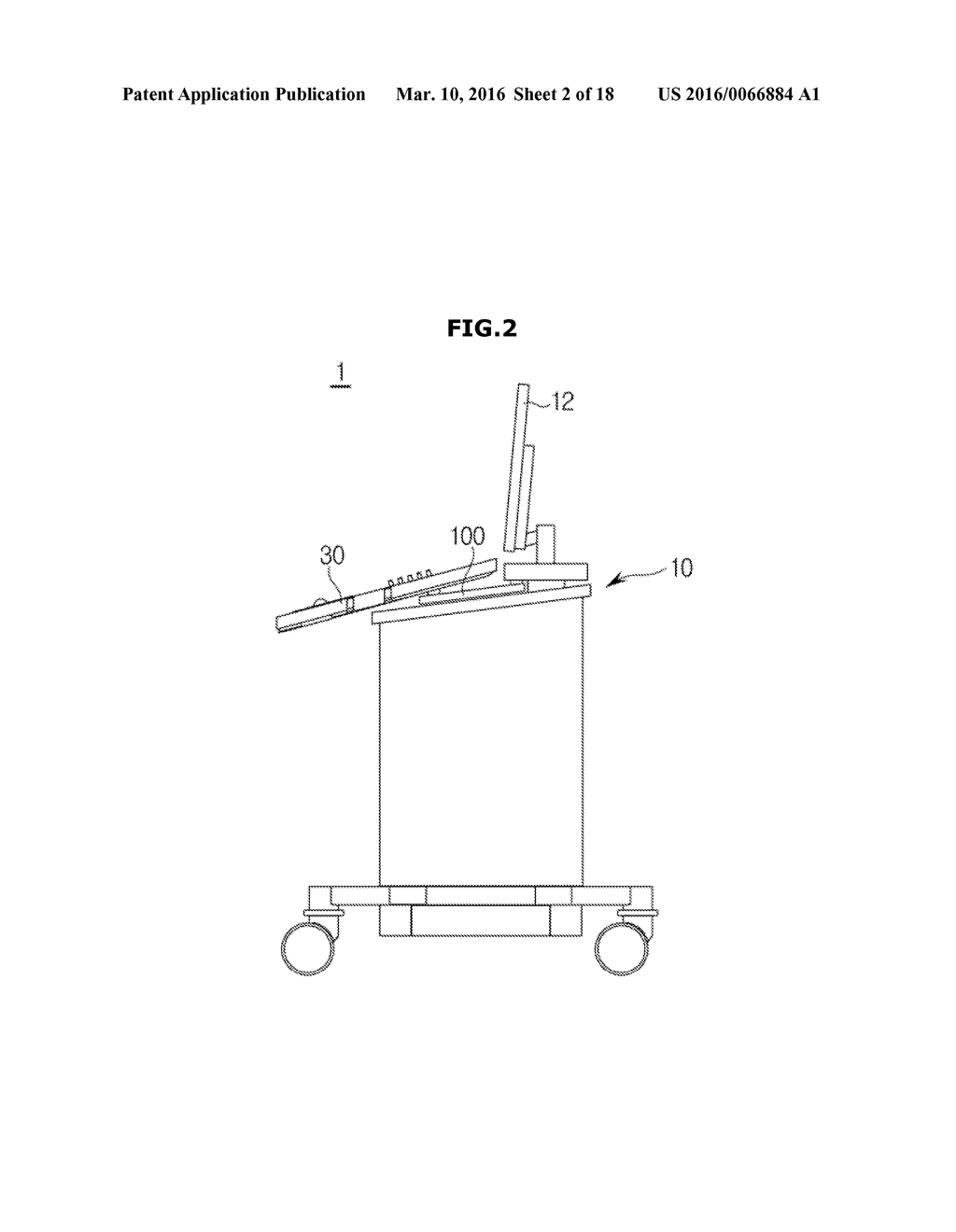 ULTRASONIC DIAGNOSTIC APPARATUS AND CONTROL METHOD THEREOF - diagram, schematic, and image 03