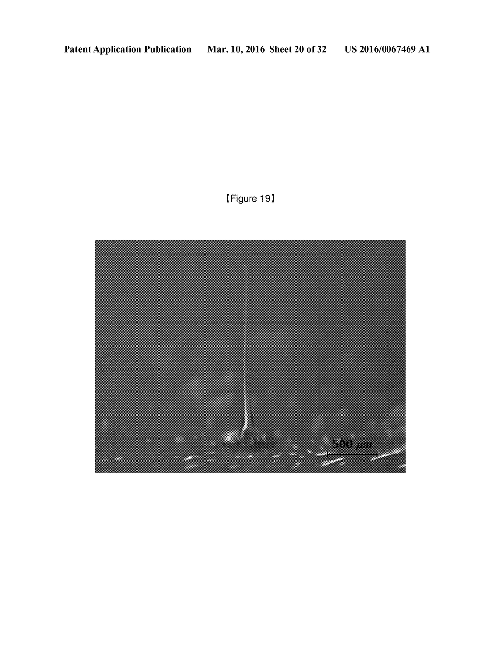 METHOD FOR MANUFACTURING MICROSTRUCTURE USING CENTRIFUGAL FORCE AND     MICROSTRUCTURE MANUFACTURED BY SAME - diagram, schematic, and image 21