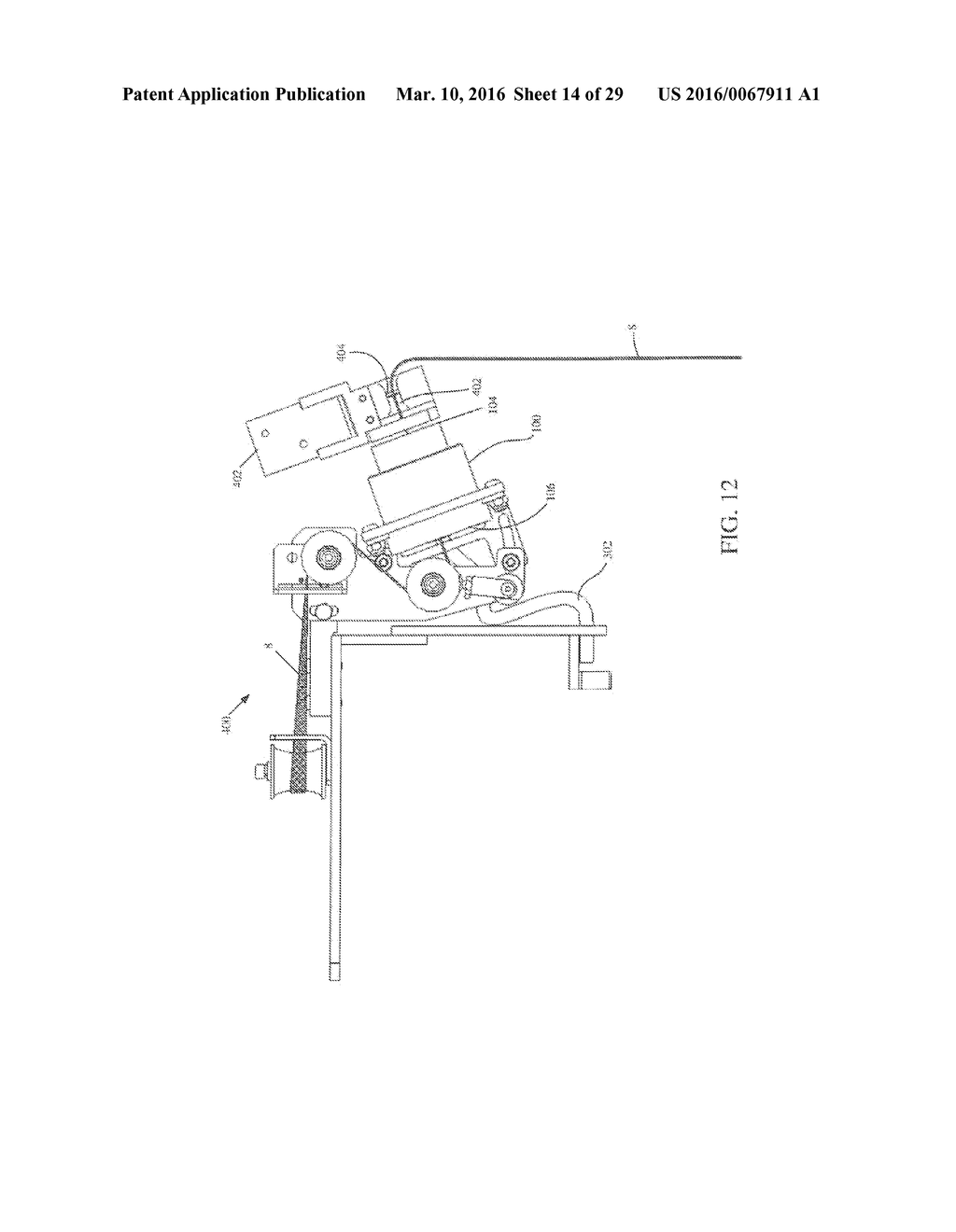 DEVICES AND METHODS FOR STARTING STRIP MATERIAL IN A SUBSTRATE PROCESSING     MACHINE - diagram, schematic, and image 15