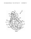 BICYCLE SEAT WITH ADJUSTABLE NOSE diagram and image