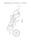 FOLDING BICYCLE AND METHOD OF USE diagram and image