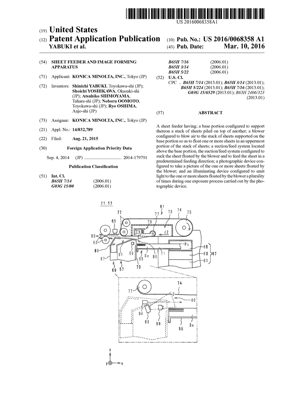 SHEET FEEDER AND IMAGE FORMING APPARATUS - diagram, schematic, and image 01