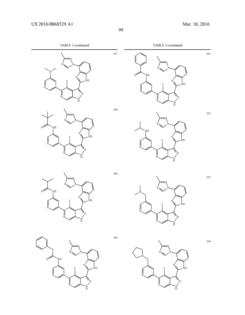 3-(1H-BENZO[D]IMIDAZOL-2-YL)-1H-PYRAZOLO[3,4-C]PYRIDINE AND THERAPEUTIC     USES THEREOF - diagram, schematic, and image 100