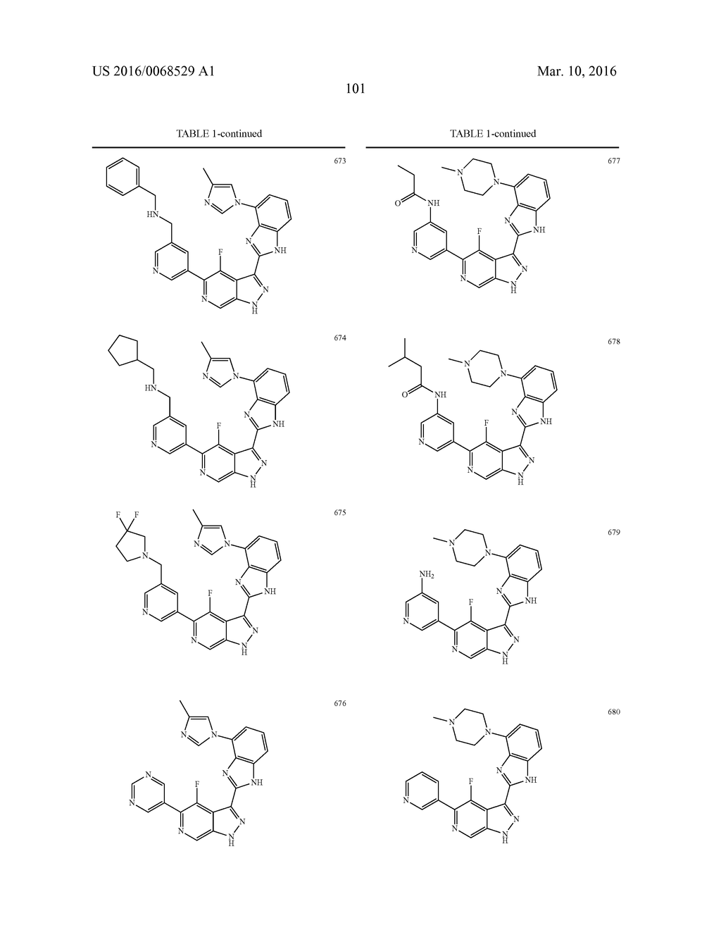 3-(1H-BENZO[D]IMIDAZOL-2-YL)-1H-PYRAZOLO[3,4-C]PYRIDINE AND THERAPEUTIC     USES THEREOF - diagram, schematic, and image 102