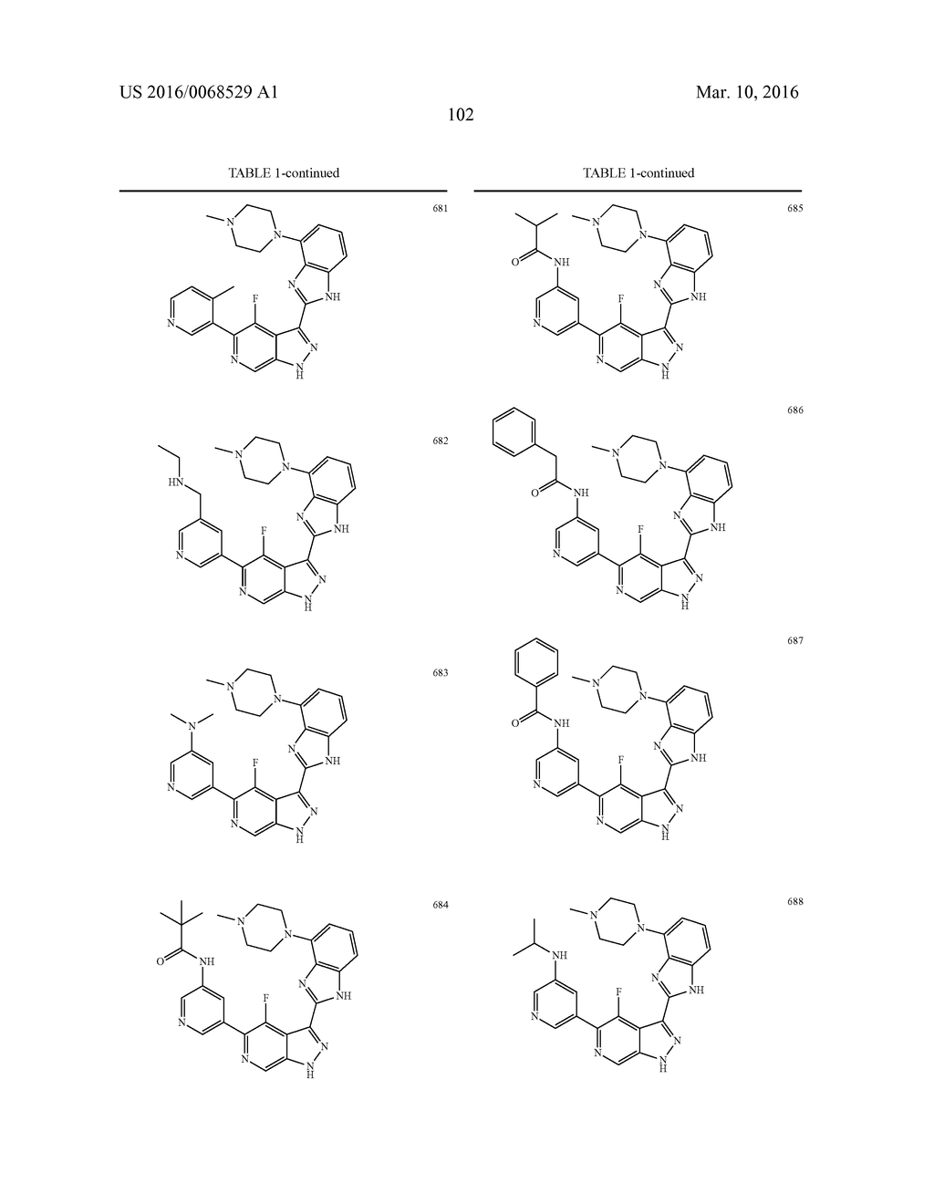 3-(1H-BENZO[D]IMIDAZOL-2-YL)-1H-PYRAZOLO[3,4-C]PYRIDINE AND THERAPEUTIC     USES THEREOF - diagram, schematic, and image 103