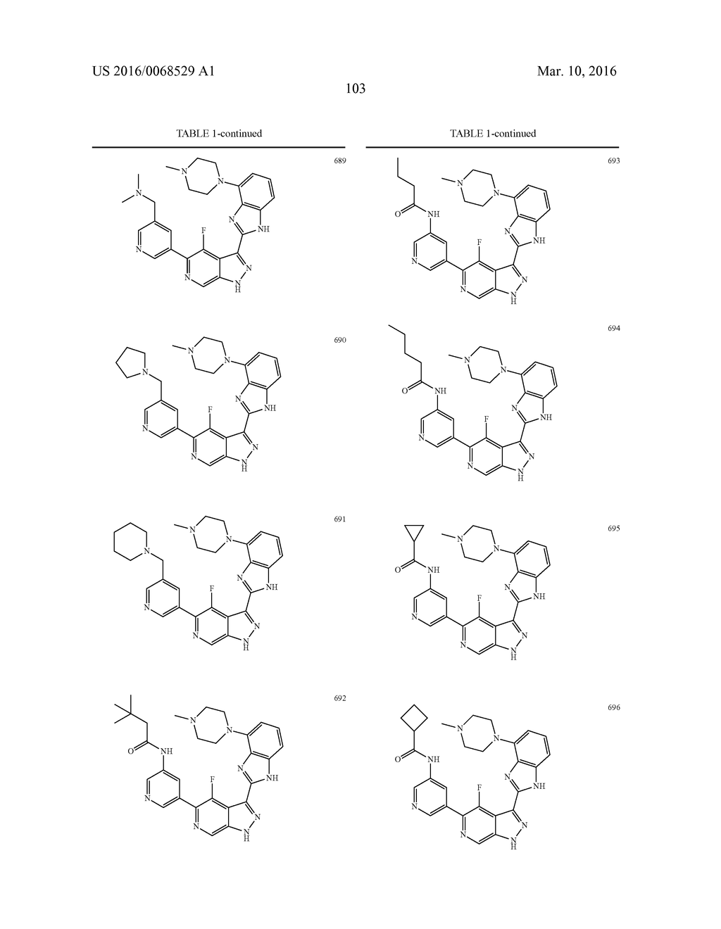 3-(1H-BENZO[D]IMIDAZOL-2-YL)-1H-PYRAZOLO[3,4-C]PYRIDINE AND THERAPEUTIC     USES THEREOF - diagram, schematic, and image 104