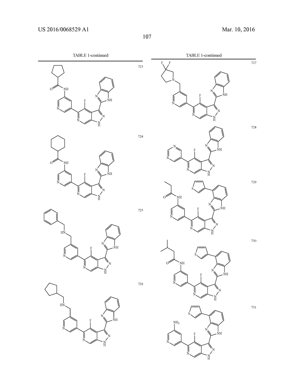 3-(1H-BENZO[D]IMIDAZOL-2-YL)-1H-PYRAZOLO[3,4-C]PYRIDINE AND THERAPEUTIC     USES THEREOF - diagram, schematic, and image 108