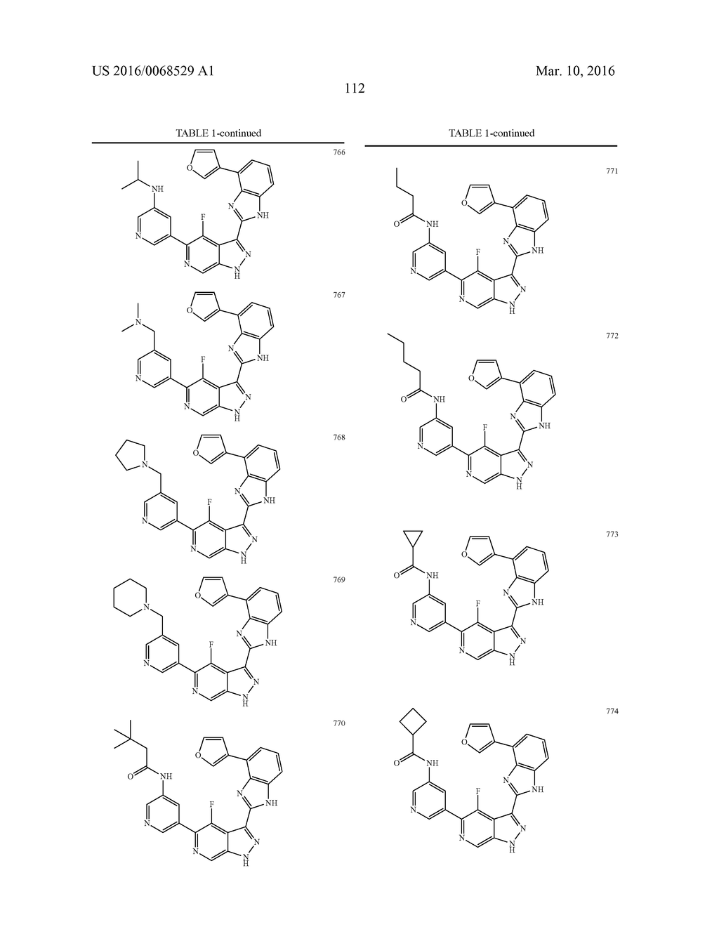 3-(1H-BENZO[D]IMIDAZOL-2-YL)-1H-PYRAZOLO[3,4-C]PYRIDINE AND THERAPEUTIC     USES THEREOF - diagram, schematic, and image 113