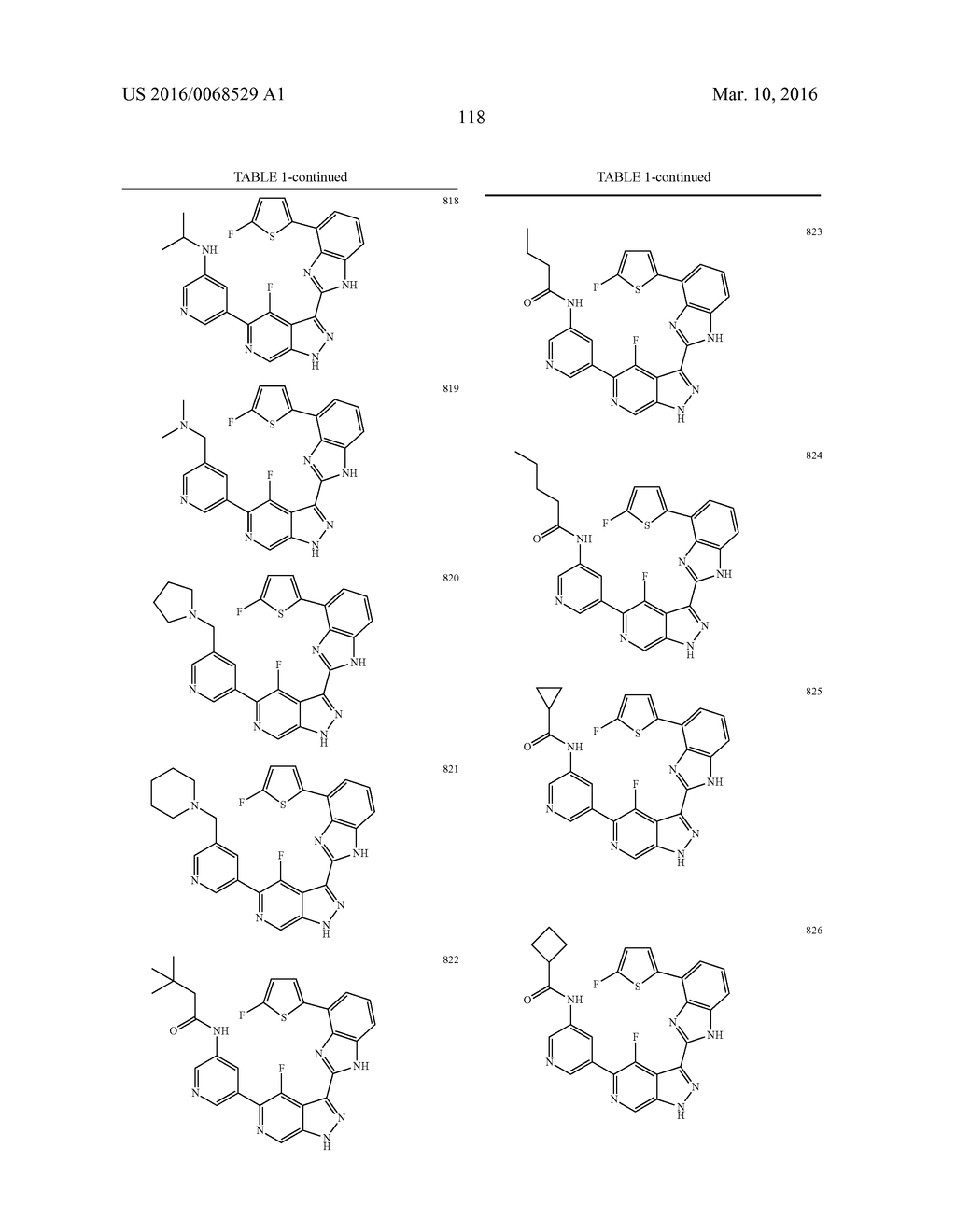 3-(1H-BENZO[D]IMIDAZOL-2-YL)-1H-PYRAZOLO[3,4-C]PYRIDINE AND THERAPEUTIC     USES THEREOF - diagram, schematic, and image 119