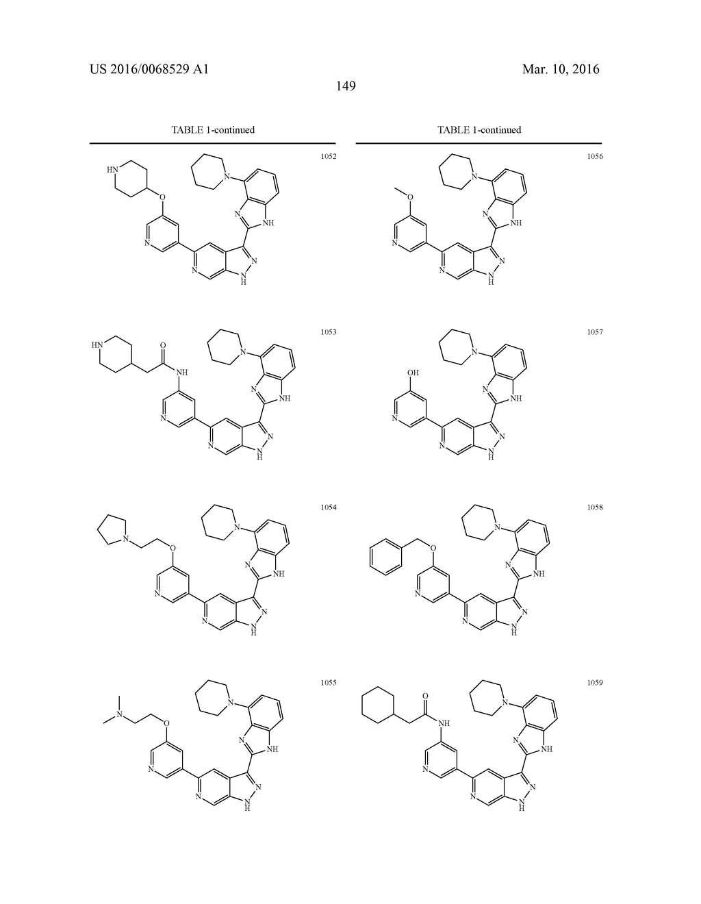 3-(1H-BENZO[D]IMIDAZOL-2-YL)-1H-PYRAZOLO[3,4-C]PYRIDINE AND THERAPEUTIC     USES THEREOF - diagram, schematic, and image 150