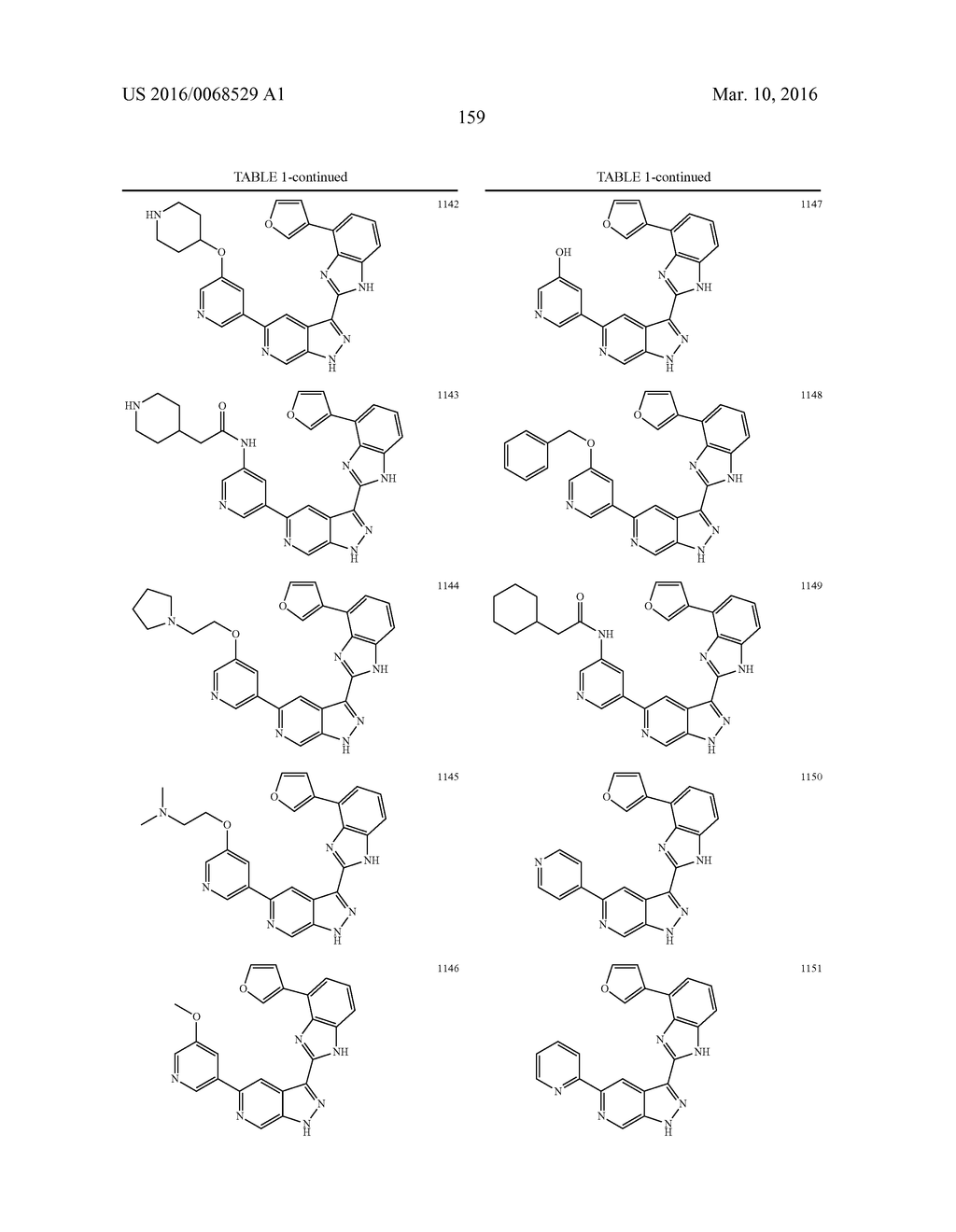 3-(1H-BENZO[D]IMIDAZOL-2-YL)-1H-PYRAZOLO[3,4-C]PYRIDINE AND THERAPEUTIC     USES THEREOF - diagram, schematic, and image 160