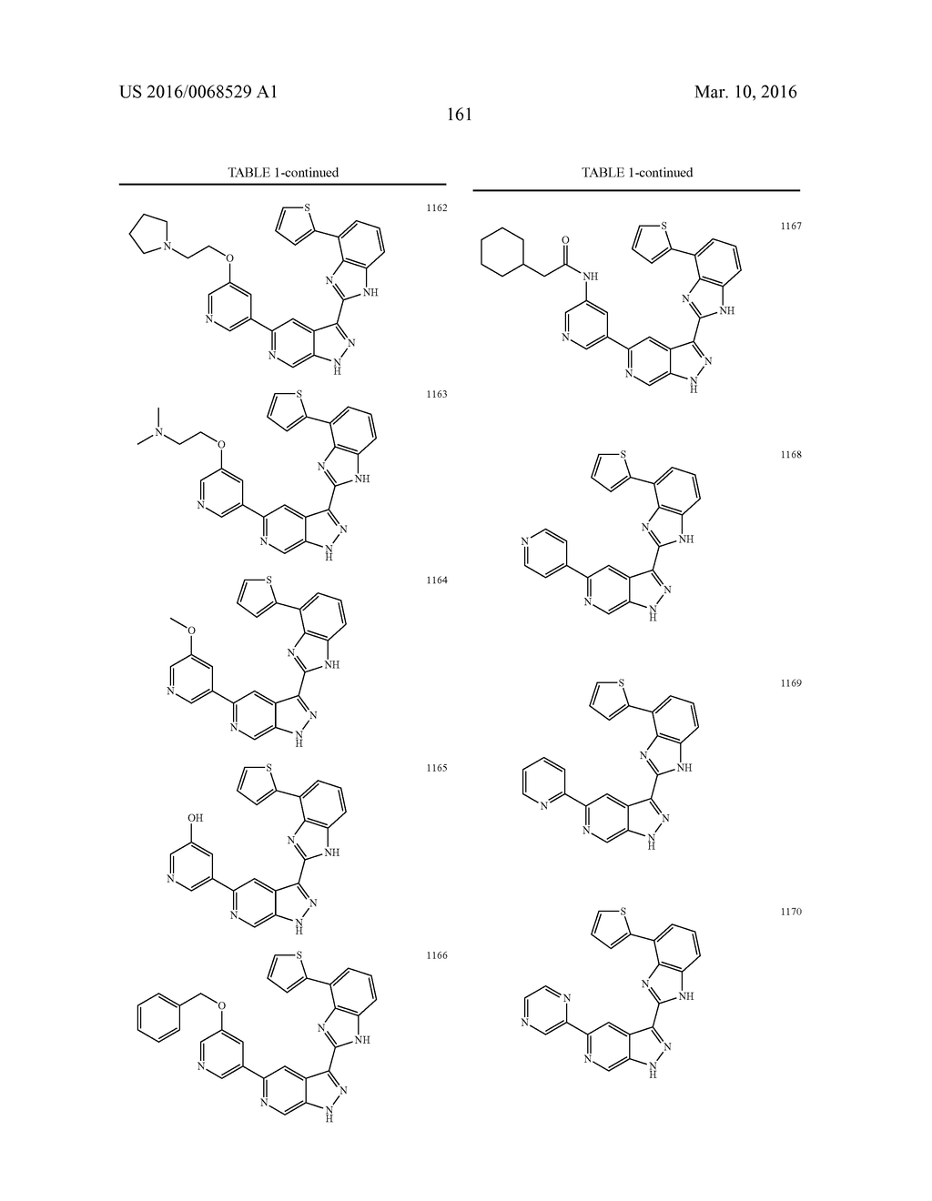 3-(1H-BENZO[D]IMIDAZOL-2-YL)-1H-PYRAZOLO[3,4-C]PYRIDINE AND THERAPEUTIC     USES THEREOF - diagram, schematic, and image 162