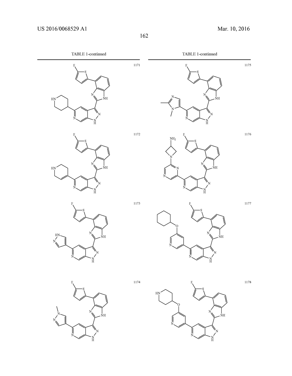 3-(1H-BENZO[D]IMIDAZOL-2-YL)-1H-PYRAZOLO[3,4-C]PYRIDINE AND THERAPEUTIC     USES THEREOF - diagram, schematic, and image 163
