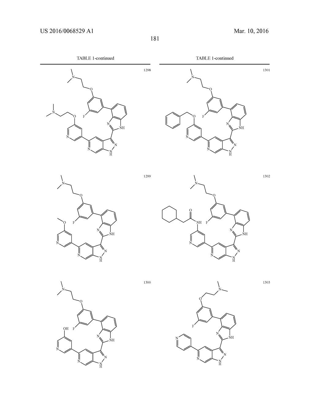 3-(1H-BENZO[D]IMIDAZOL-2-YL)-1H-PYRAZOLO[3,4-C]PYRIDINE AND THERAPEUTIC     USES THEREOF - diagram, schematic, and image 182