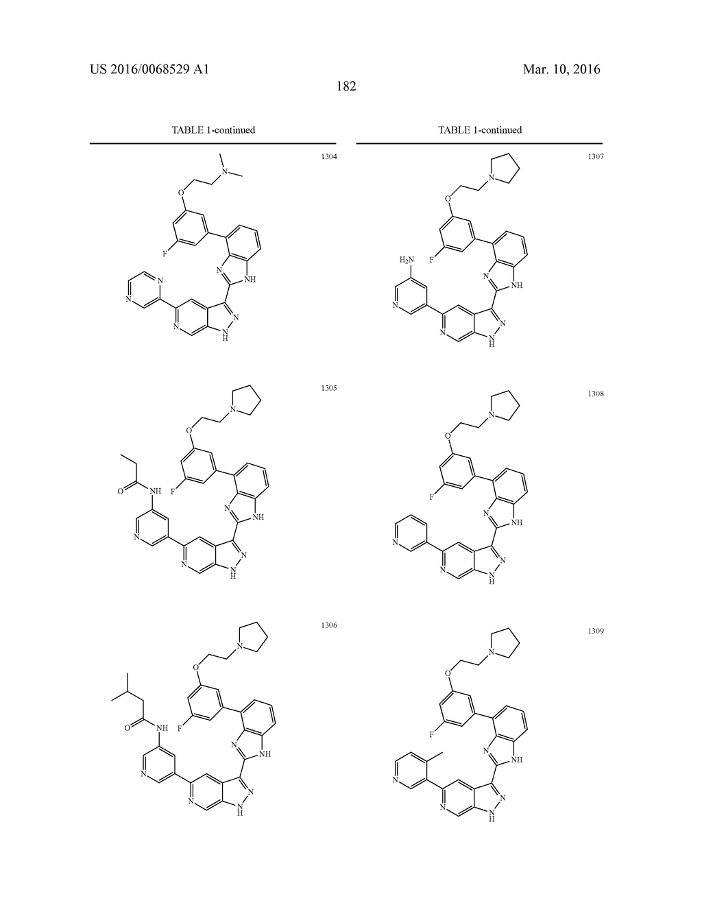 3-(1H-BENZO[D]IMIDAZOL-2-YL)-1H-PYRAZOLO[3,4-C]PYRIDINE AND THERAPEUTIC     USES THEREOF - diagram, schematic, and image 183