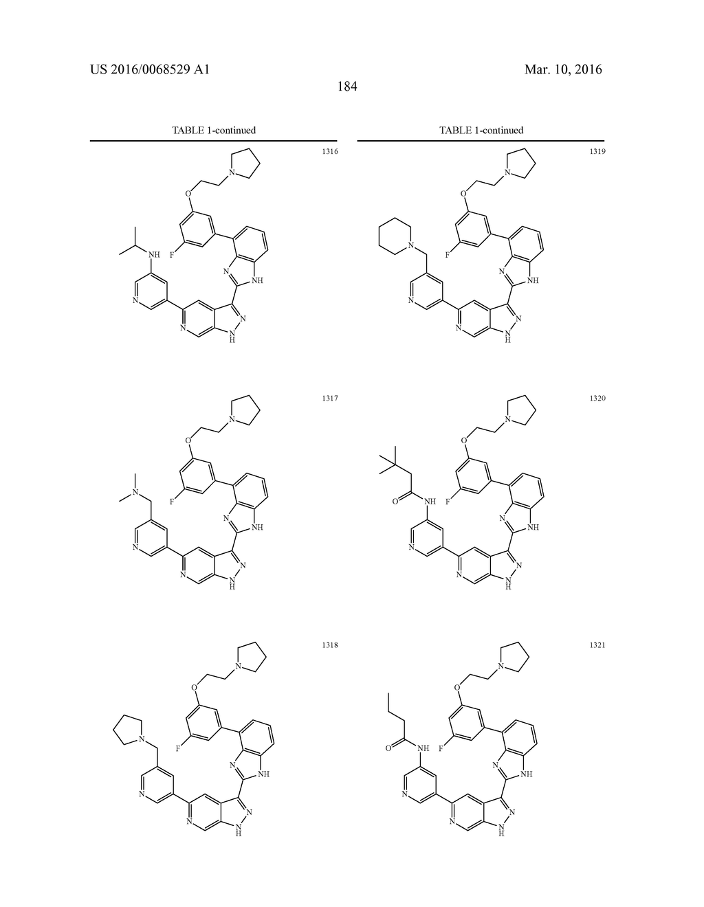3-(1H-BENZO[D]IMIDAZOL-2-YL)-1H-PYRAZOLO[3,4-C]PYRIDINE AND THERAPEUTIC     USES THEREOF - diagram, schematic, and image 185