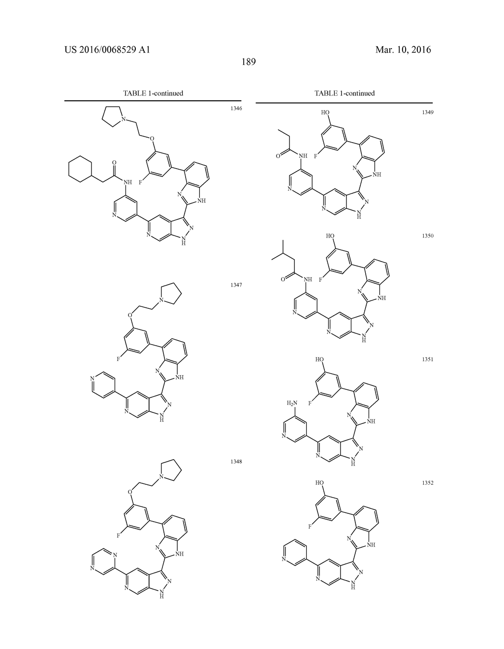 3-(1H-BENZO[D]IMIDAZOL-2-YL)-1H-PYRAZOLO[3,4-C]PYRIDINE AND THERAPEUTIC     USES THEREOF - diagram, schematic, and image 190